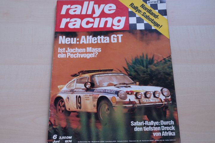 Deckblatt Rallye Racing (06/1974)